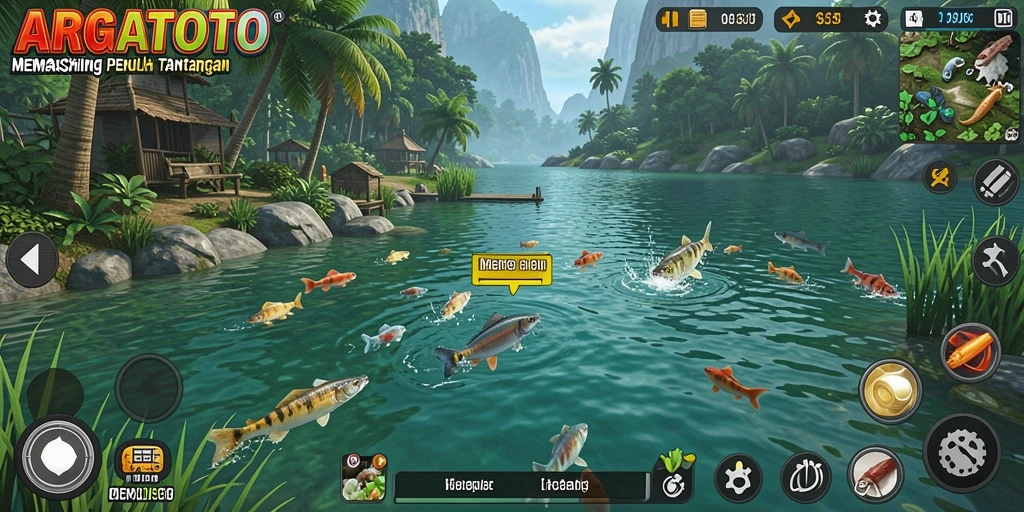 Tangkapan ikan yang spektakuler di ARGATOTO.