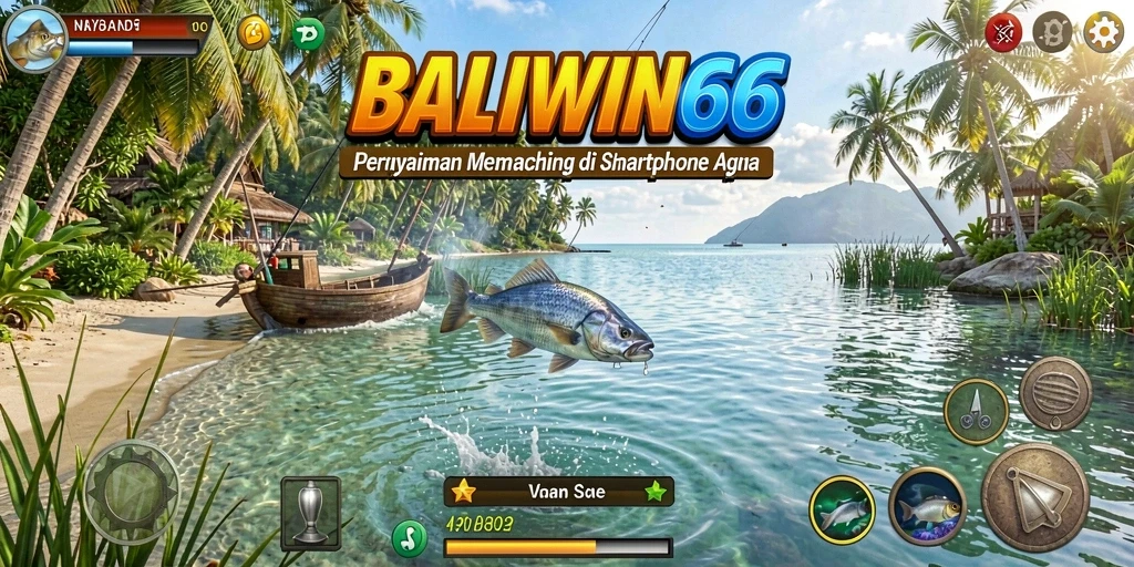 Tampilan gameplay BALIWIN66 yang menakjubkan saat memancing.