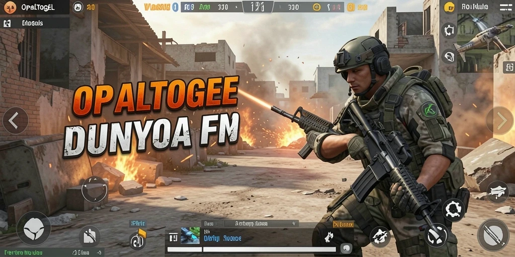 Screenshot dari gameplay OPALTOGEL yang menampilkan aksi pertempuran intens.