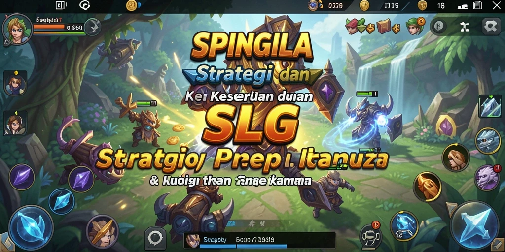 Gameplay menarik SPINGILA dengan berbagai unit dan strategi.